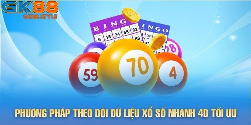Phương pháp theo dõi dữ liệu Xổ Số Nhanh 4d tối ưu